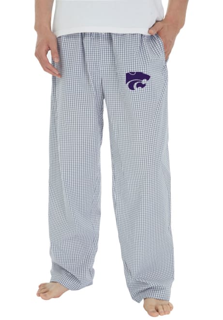 Mens K-State Wildcats Grey Concepts Sport Tradition Loungewear Sleep Pants