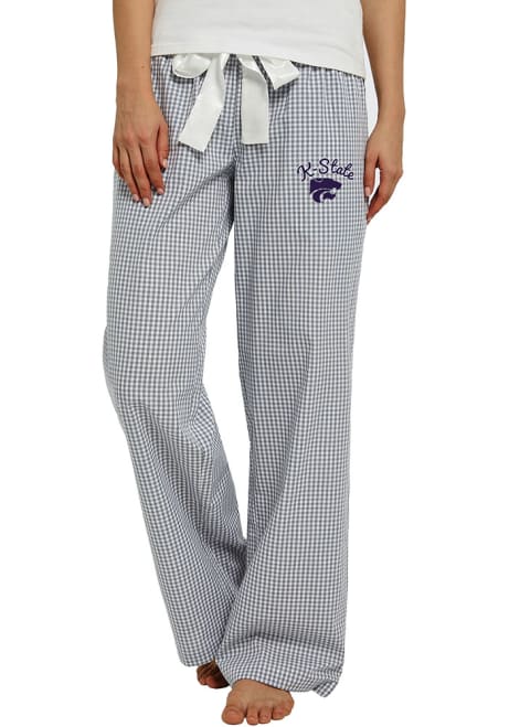 Womens K-State Wildcats Grey Concepts Sport Tradition Loungewear Sleep Pants