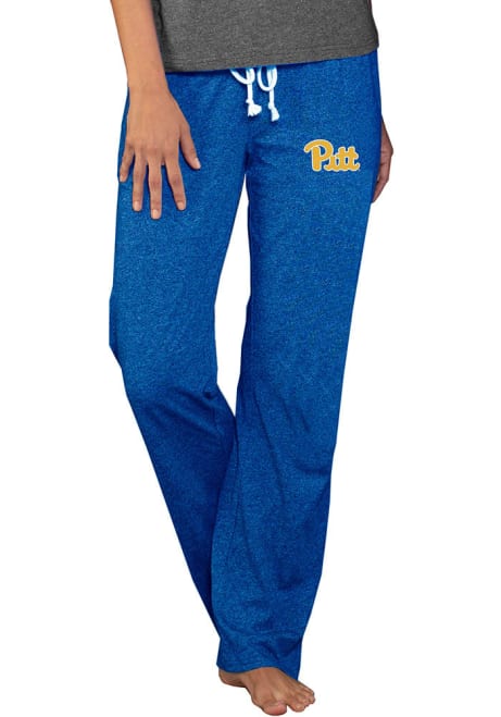 Womens Pitt Panthers Blue Concepts Sport Quest Knit Loungewear Sleep Pants