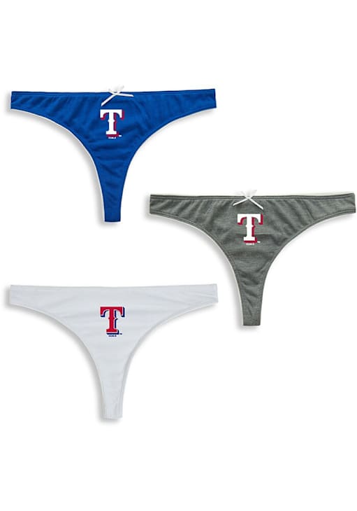 Concepts Sport Texas Rangers Womens Blue Vector Thong Underwear