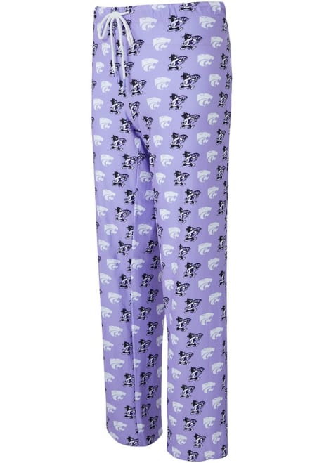 Womens Purple K-State Wildcats Record Loungewear Sleep Pants