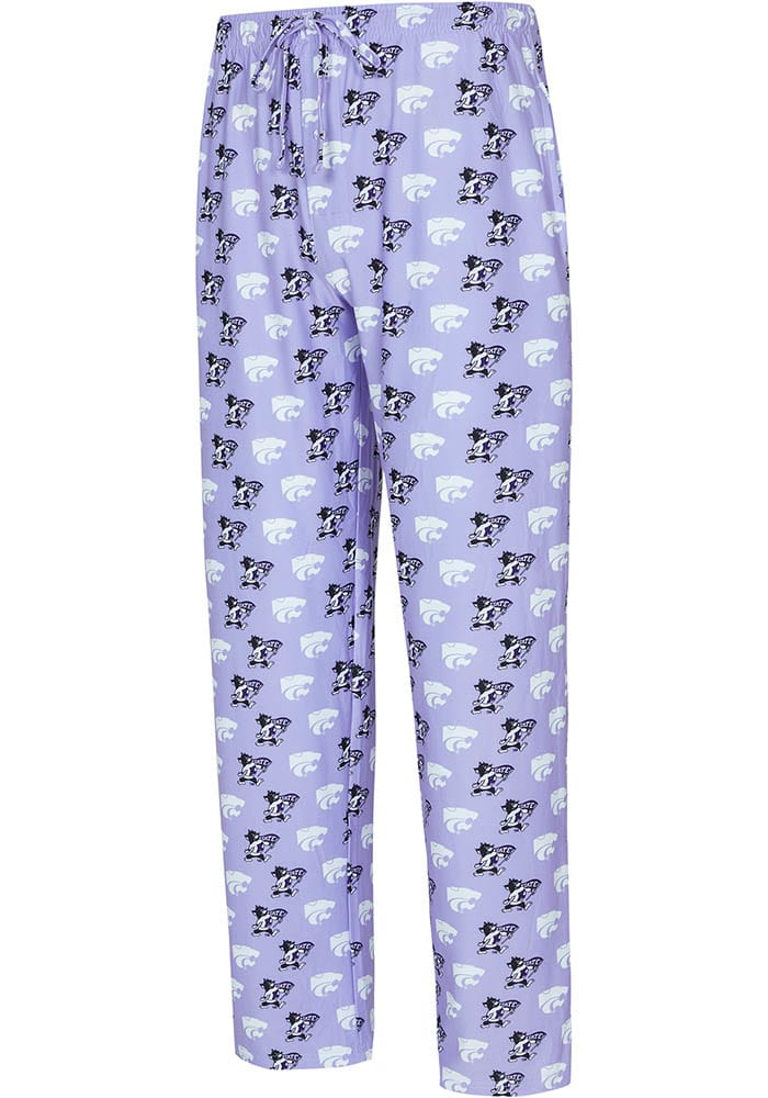 Concepts Sport Mens LAVENDER K-State Wildcats Record Loungewear