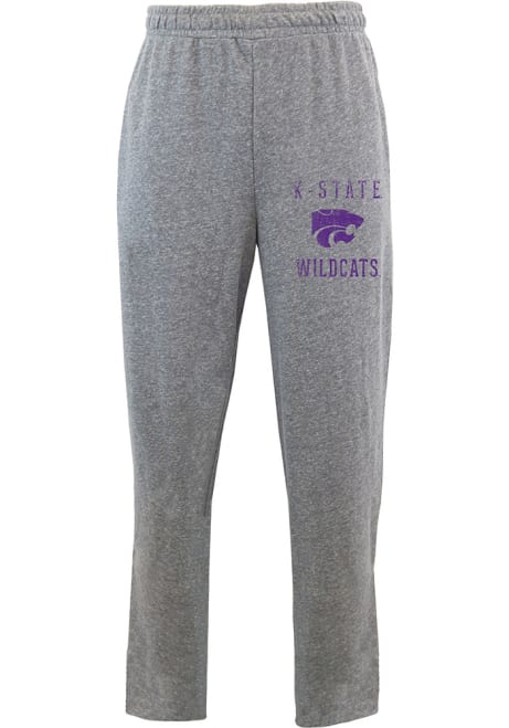 Mens Grey K-State Wildcats Mainstream Fashion Sweatpants