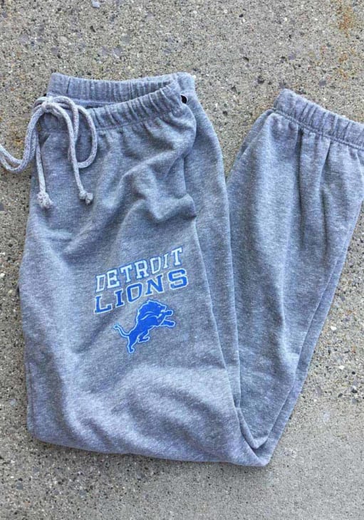 Detroit Lions Womens Mainstream Grey Sweatpants