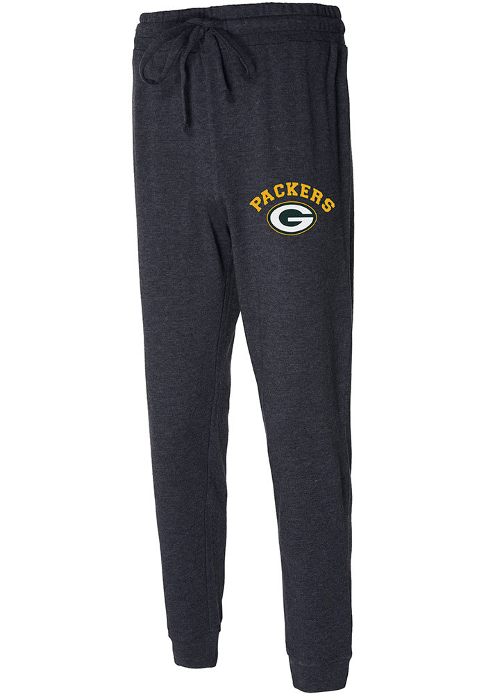 Green Bay Packers Scotch Bottoms Fashion Sweatpants Grey