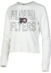 Main image for Philadelphia Flyers Womens White Colonnade Crew Sweatshirt