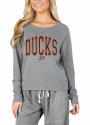 Anaheim Ducks Womens Mainstream Crew Sweatshirt - Grey