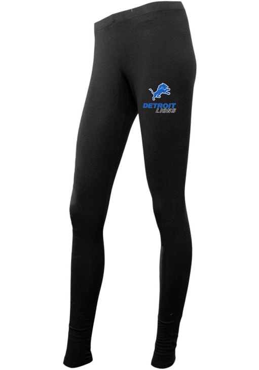 Detroit Black Womens Fraction Athletic Pants