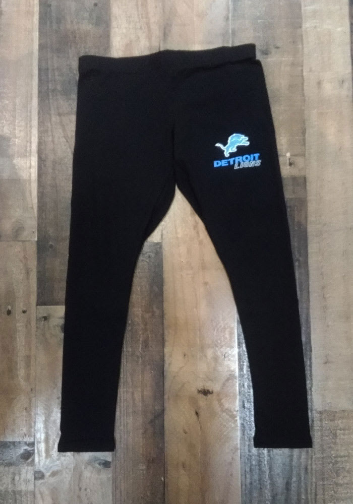 Detroit Lions Concepts Sport Womens BLACK Fraction Pants - 5624920