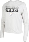 Main image for Pittsburgh Steelers Womens Oatmeal Mainstream Crew Sweatshirt