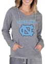 North Carolina Tar Heels Womens Mainstream Terry Hooded Sweatshirt - Grey