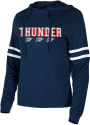 Oklahoma City Thunder Womens Marathon Hooded Sweatshirt - Navy Blue