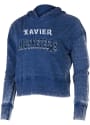 Xavier Musketeers Womens Resurgence Hooded Sweatshirt - Navy Blue