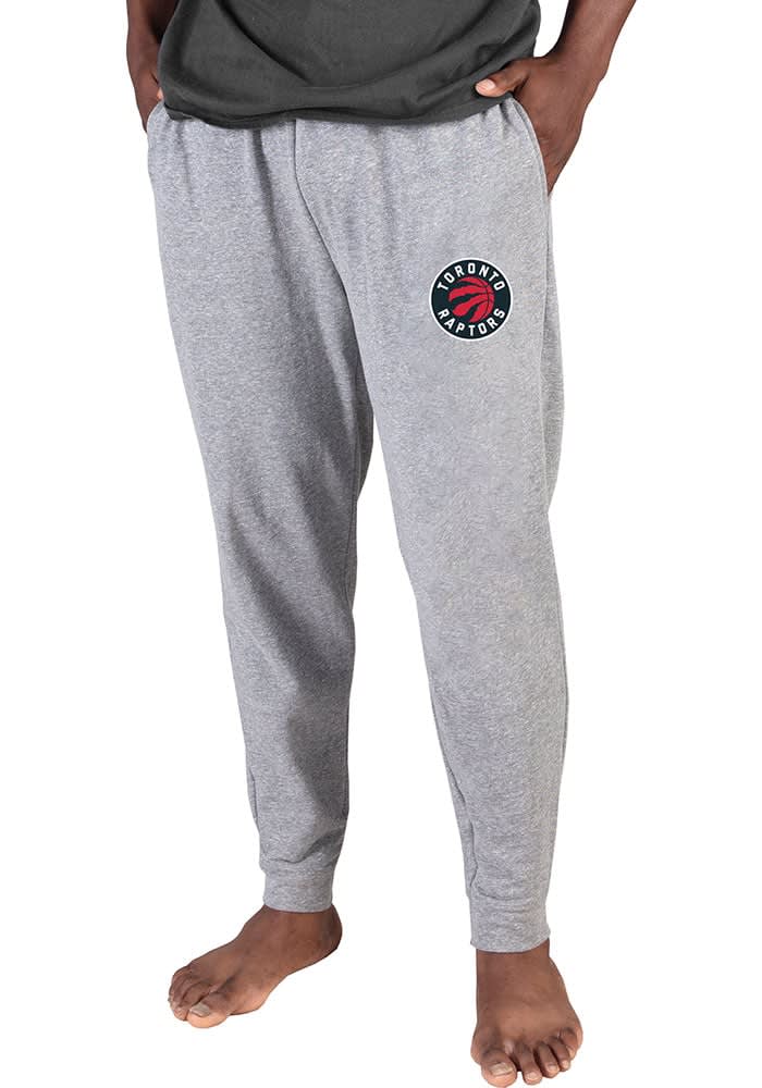 Toronto Raptors Mens Concepts Sport GREY Mainstream Cuffed Terry Sweatpants