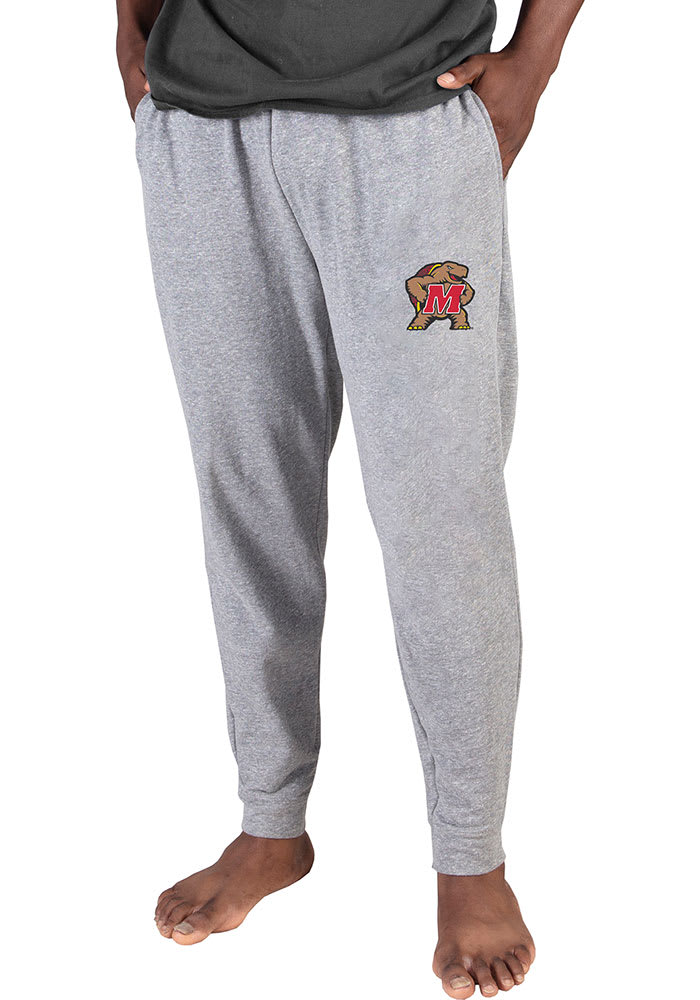 Concepts Sport Mens GREY Maryland Terrapins Mainstream Cuffed Terry Sweatpants