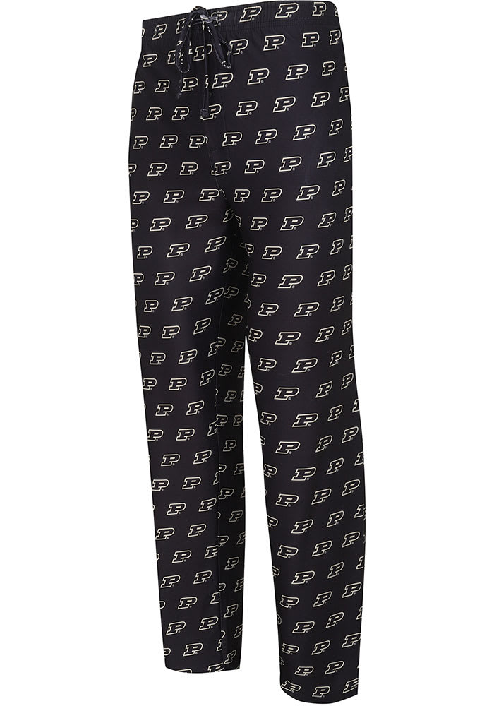 Purdue Boilermakers Black Purdue Gauge Lounge Pants