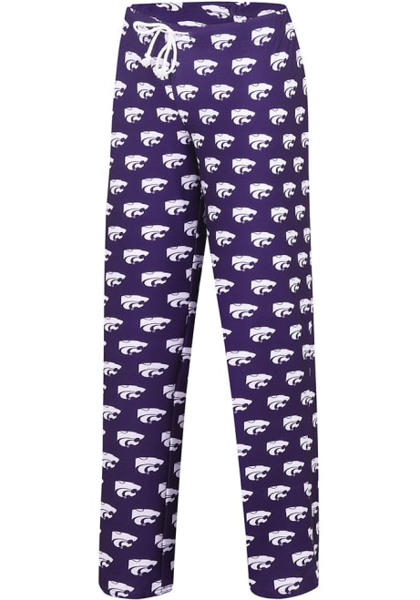 Womens Purple K-State Wildcats Guage Loungewear Sleep Pants