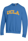 Main image for Mens UCLA Bruins Light Blue Champion team applique on front chest Crew Sweatshirt