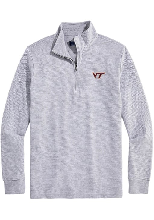 Vineyard Vines Virginia Tech Hokies Mens GRAPHITE Saltwater