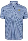Main image for Mens Navy Blue Michigan Wolverines Semi Spread houndstooth Short Sleeve Polo Shirt