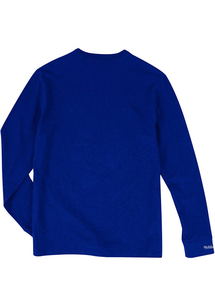 Mitchell and Ness Philadelphia 76ers ROYAL Slub Long Sleeve