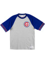 Mitchell and Ness Chicago Cubs Grey Team Captain Fashion Tee