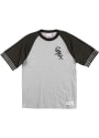 Mitchell and Ness Chicago White Sox Grey Team Captain Fashion Tee