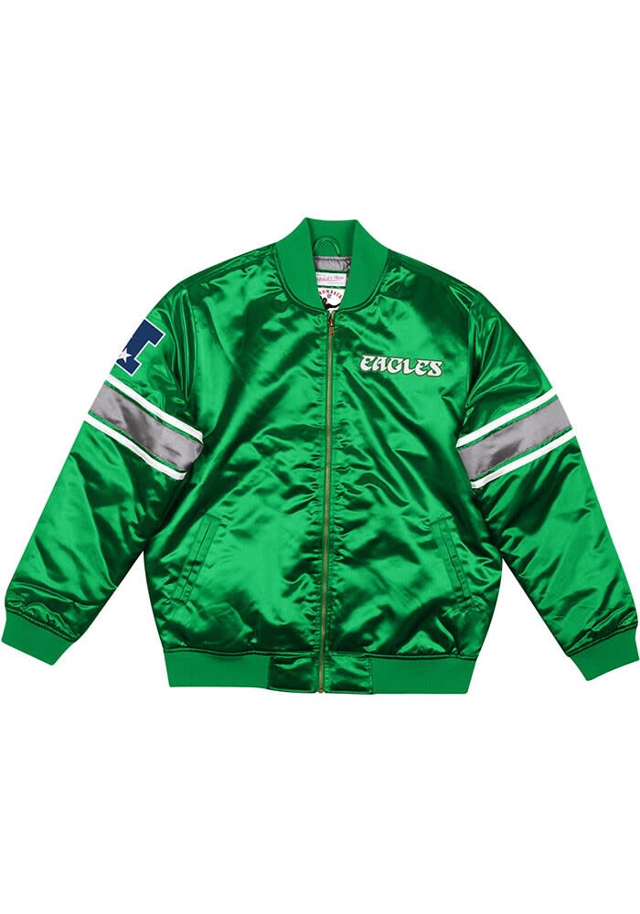 90’s Philadelphia Eagles Green Satin Jacket