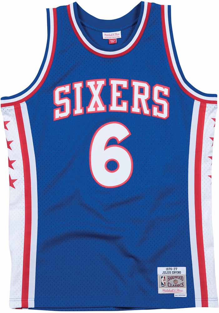 ウェア Mitchell & Ness NBA 76ERS M Julius Erving Philadelphia 76ers Mitchell and Ness BLUE 76