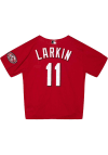 Main image for Barry Larkin Cincinnati Reds Mitchell and Ness 2000 Authentic Batting Practice Cooperstown Jerse..