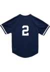 Main image for Derek Jeter New York Yankees Mitchell and Ness 1995 Authentic BP Cooperstown Jersey - Navy Blue