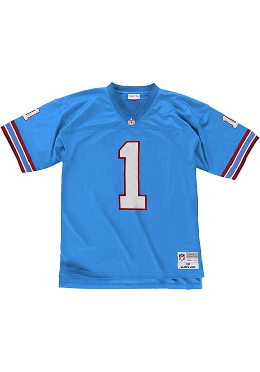Houston Oilers Warren Moon Mitchell and Ness BLUE 1993 Legacy