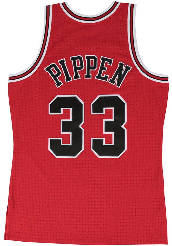 Scottie Pippen Chicago Bulls Mitchell and Ness Red 97-98
