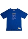 Kansas City Royals Mitchell and Ness LEGENDARY SLUB Fashion T Shirt - Blue