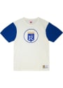 Kansas City Royals Mitchell and Ness Color Blocked Fashion T Shirt - Ivory