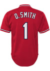 Main image for Ozzie Smith  Mitchell and Ness St Louis Cardinals Youth Red Batting Practice Jersey