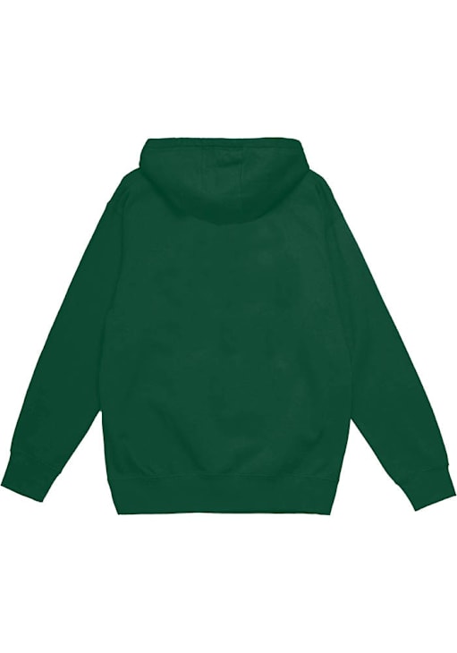 Mitchell and Ness Philadelphia Eagles Mens Kelly Green Logo Arch Long Sleeve Hoodie