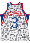 Main image for Allen Iverson Philadelphia 76ers Mitchell and Ness Doodle Swingman Jersey