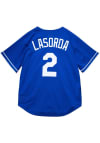 Main image for Tommy Lasorda Los Angeles Dodgers Mitchell and Ness Batting Practice Button Front Cooperstown Je..