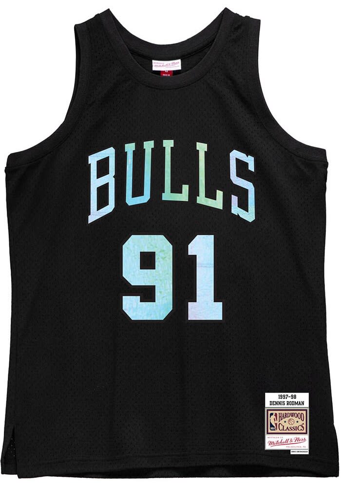 BULLS RODMAN ユニフォーム ミッチェル＆ネス Men's Mitchell & Ness Dennis Rodman Platinum Chicago Bulls