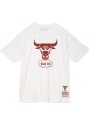 Chicago Bulls Mitchell and Ness Wild Life Fashion T Shirt - White