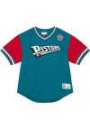 Main image for Mitchell and Ness Detroit Pistons Mens Teal Practice Day Jersey