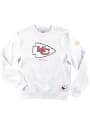 Kansas City Chiefs Mitchell and Ness Rings Crew Sweatshirt - White