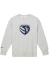 Main image for Mitchell and Ness Sporting Kansas City Mens Grey PLAYOFF WIN 2.0 Long Sleeve Fashion Sweatshirt