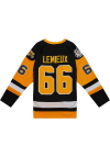 Main image for Mitchell and Ness Mario Lemieux Pittsburgh Penguins Mens Black 1991 Hockey Jersey