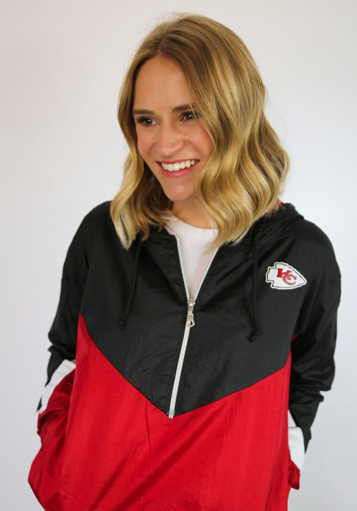 Red and clearance black windbreaker womens