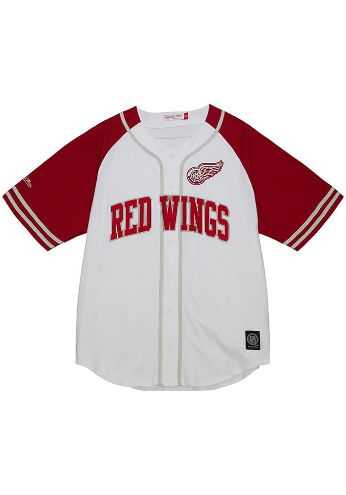 Detroit red wings baseball on sale jersey