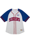 Main image for Mitchell and Ness Philadelphia 76ers Mens White Practice Day Jersey