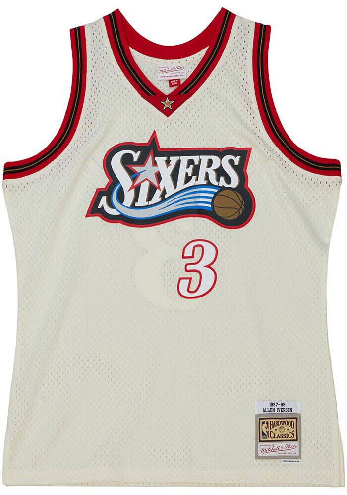 76ers store cream jersey