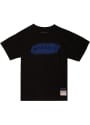 Dallas Mavericks Mitchell and Ness Monochrome Fashion T Shirt - Black